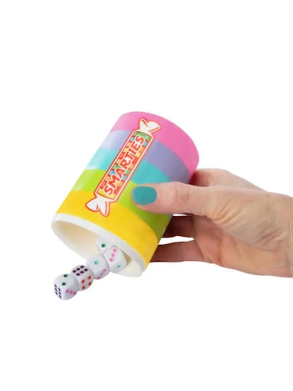 Smarties Dice Rollers Board Game Ages 6+ Strategy & Probability Game For 2-4 Pla